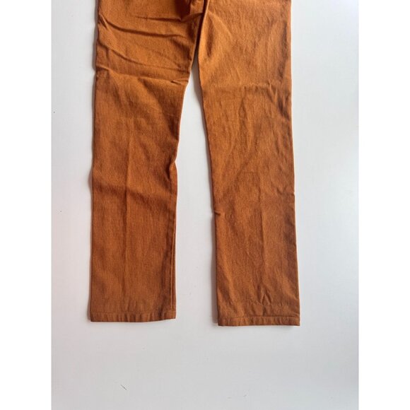 VERSACE Brown 100% Cotton Basketweave Twill Low Rise Skinny Jeans Pants, Size 30 - Picture 9 of 16